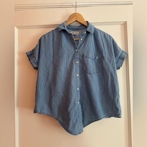 Madewell Chambray Button Up Shirt